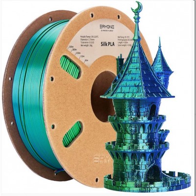 Пластик ERYONE Silk PLA 2 Colors Blue & Green