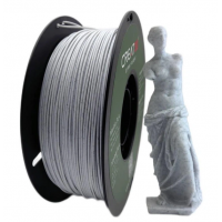 PLA пластик для 3д принтера CREAT3D, 1.75 мм, Marble White,1 кг.