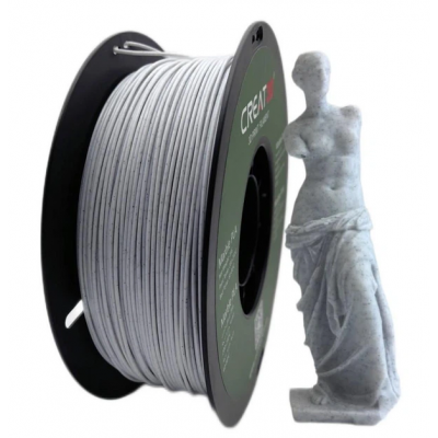 PLA пластик для 3д принтера CREAT3D, 1.75 мм, Marble White,1 кг.
