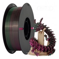 Пластик/филамент для 3D-печати KINGROON PLA Silk Dual Color 1.75 mm ,1 кг, Red Green