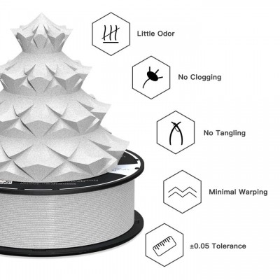 Пластик ERYONE Marble PLA для 3D печати