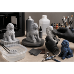 Постобработка 3D печати - покраска, шлифовка, ацетон