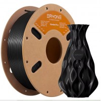 PLA пластик для 3д принтера ERYONE  Standard, 1.75 мм, Black, 1 кг.