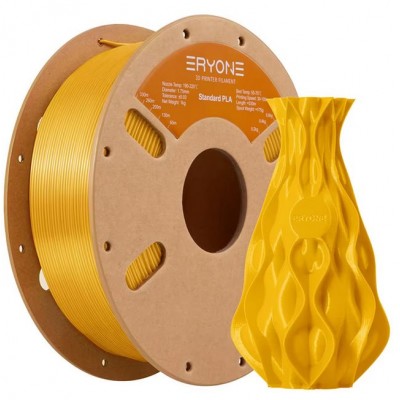 PLA пластик для 3д принтера ERYONE Standard, 1.75 мм, Mango Yellow, 1 кг.