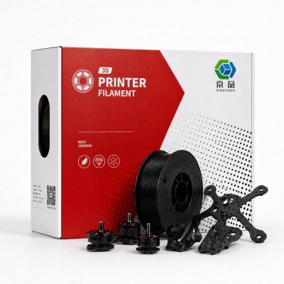 PETG пластик для 3д принтера Kingroon, 1.75 мм, Black, 1 кг.