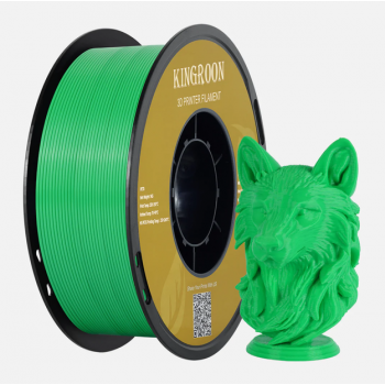 PETG пластик для 3д принтера Kingroon, 1.75 мм, Green, 1 кг.