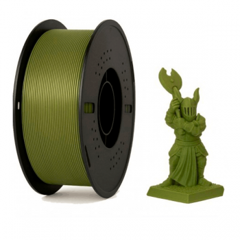 PETG пластик для 3д принтера Kingroon, 1.75 мм, Olive, 1 кг.
