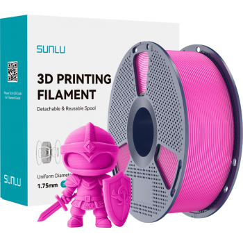 PLA пластик для 3д принтера SUNLU, 1.75 мм, Magenta, 1 кг.